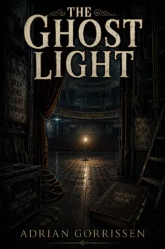 The Ghost Light supernatural theatre thriller book cover by Adrian Gorrissen